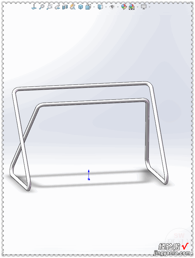 SolidWorks画一张简约的桌子