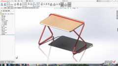 SolidWorks画一张简约的桌子