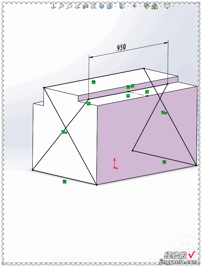 SolidWorks画一张简约的桌子