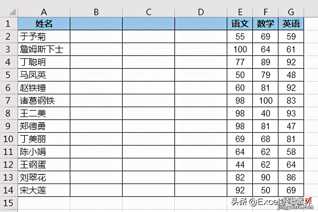 Excel – 隔列插入空列，这种快捷键操作倒是让人耳目一新