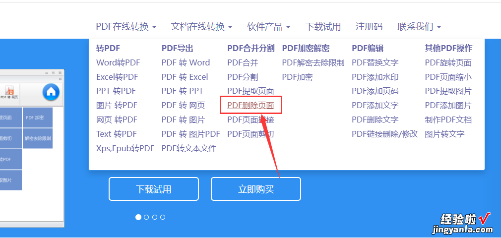 如何删除pdf中的某一页？