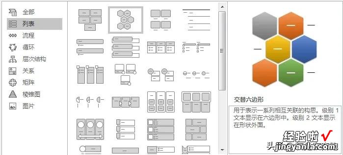 如何创建Smartart图形