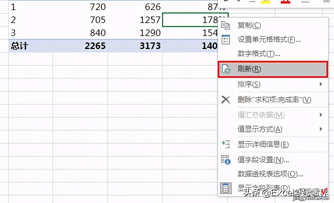 Excel – 辛苦设置的数据透视表数值格式，刷新一下全没了