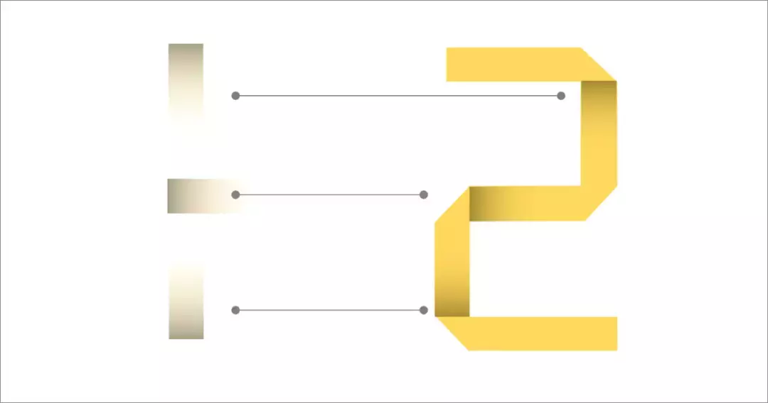 分析一种高级的字体设计效果——折纸体