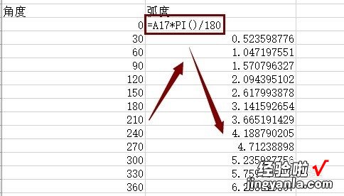 如何用excel计算角度 怎么用excel算角度