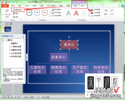 ppt中smartart图形形状更改方法 能怎么修改ppt图片形状