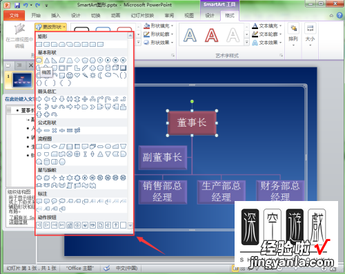 ppt中smartart图形形状更改方法 能怎么修改ppt图片形状