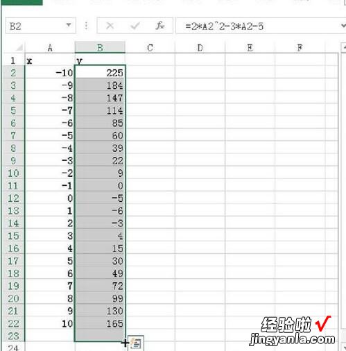 如何在excel中绘制函数图像 用excel做函数画图