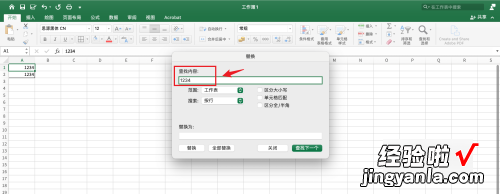 怎么替换excel表里的文字 如何替换excel中的文字