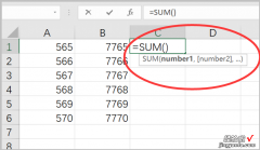 表格数字怎么求和 excel表格数字求和出现SUM