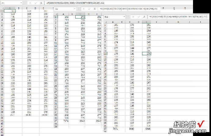 excel总数固定随机区间数值分配怎么做 excel一列数据百分比如何分配到一列中