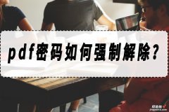 pdf密码如何强制解除？pdf密码强制解除方法分享