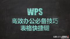 WPS表格高效办公必备技巧-wps表格高效办公必备技巧有哪些