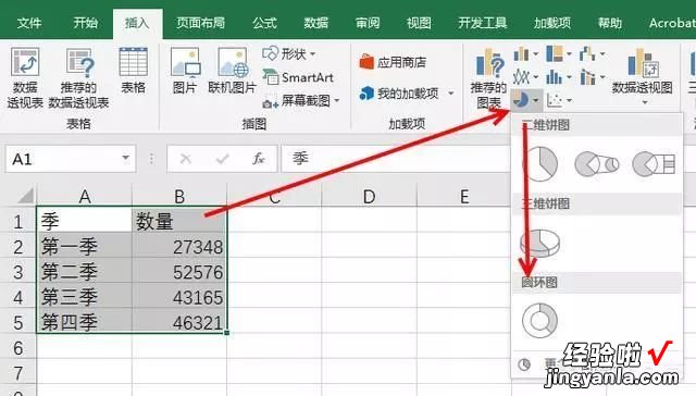 excel环形图怎么做 怎么用excel制作日期循环