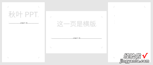 老板让我在竖向Word中插入横向表格-word竖向后加横向表