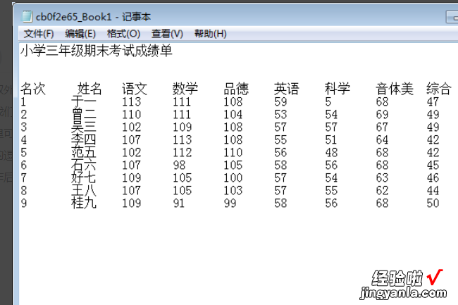 怎么样设置excel表格列的属性 如何将记事本转换成excel的方法