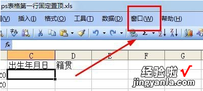 excel怎么设置第一行固定置顶 excel如何窗口置顶