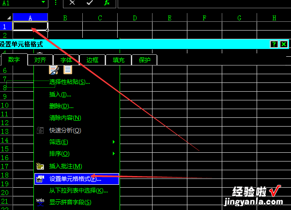 怎么设置Excel的选项栏 excel表格中怎么设置表头