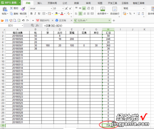 EXCEL怎样用COUNt计算总数金额 excel表格如何计算钱数量