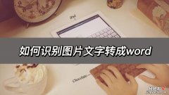 怎么用word识别图片 如何识别图片文字转成word