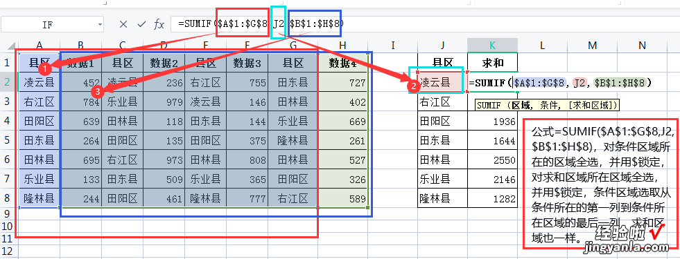 WPS表格常用的6个求和函数-wps表格常用的6个求和函数有哪些