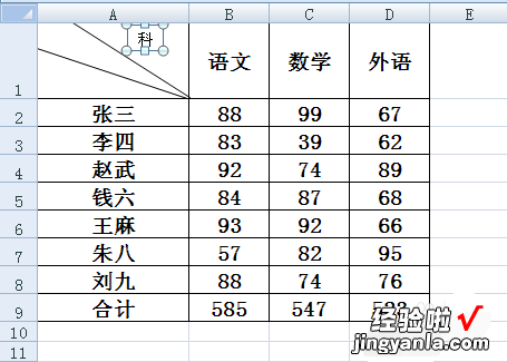 如何在excel里画斜杠 excel怎么打斜杠