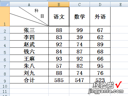 如何在excel里画斜杠 excel怎么打斜杠